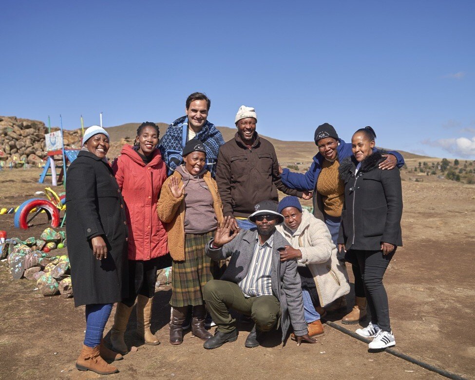 Roger Federer visits south Africa